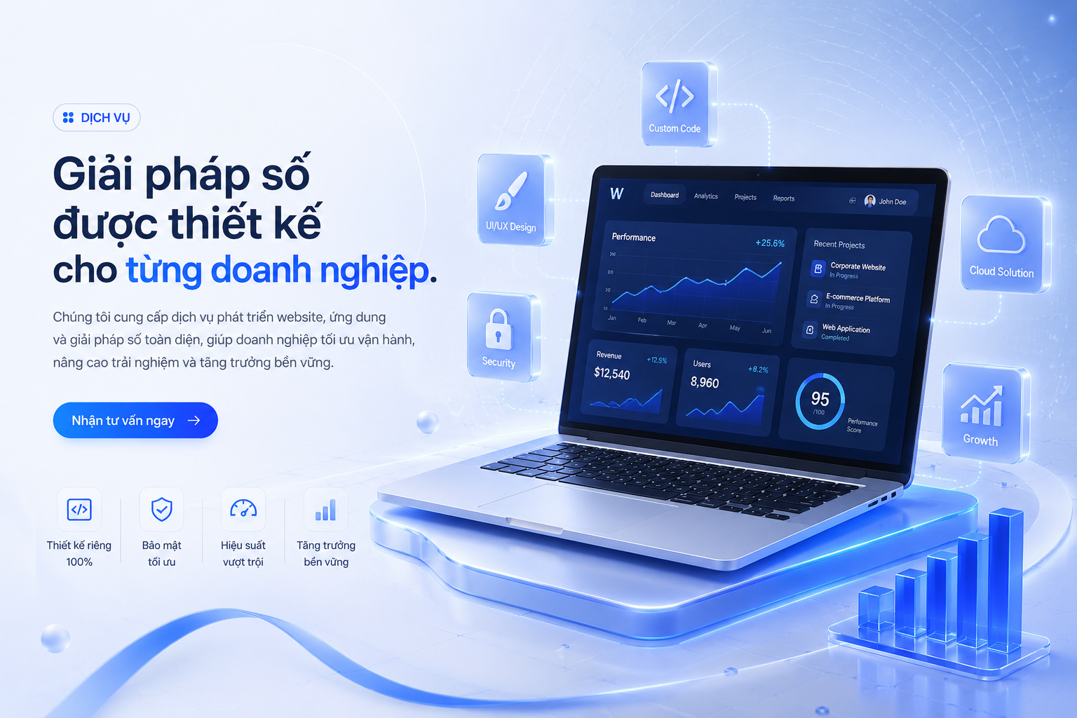 Giải pháp thiết kế website theo yêu cầu